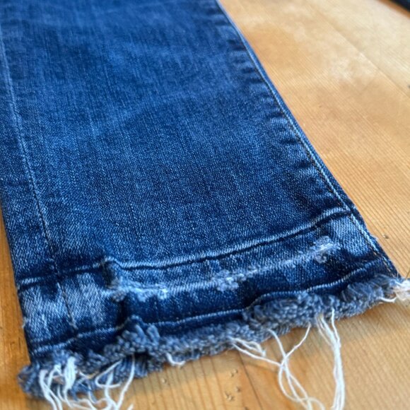 Citizens of Humanity Rocket Crop High Rise Skinny Jeans Dark Wash Size 27 - Picture 11 of 12